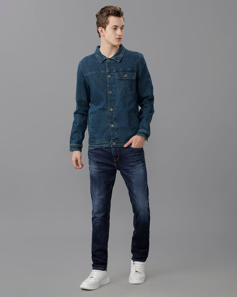 MAGNUM BLUE REGULAR FIT DENIM JACKET