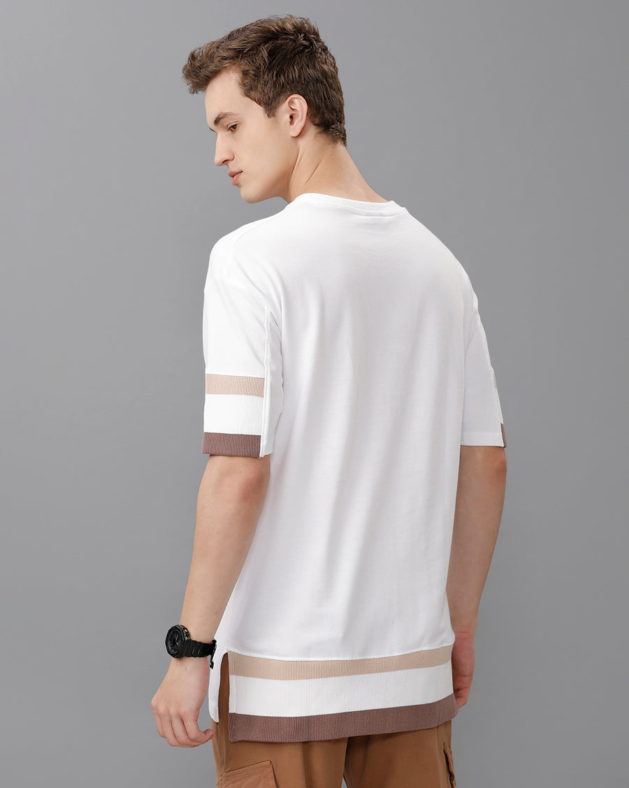 White Regular Fit Cotton T-Shirt