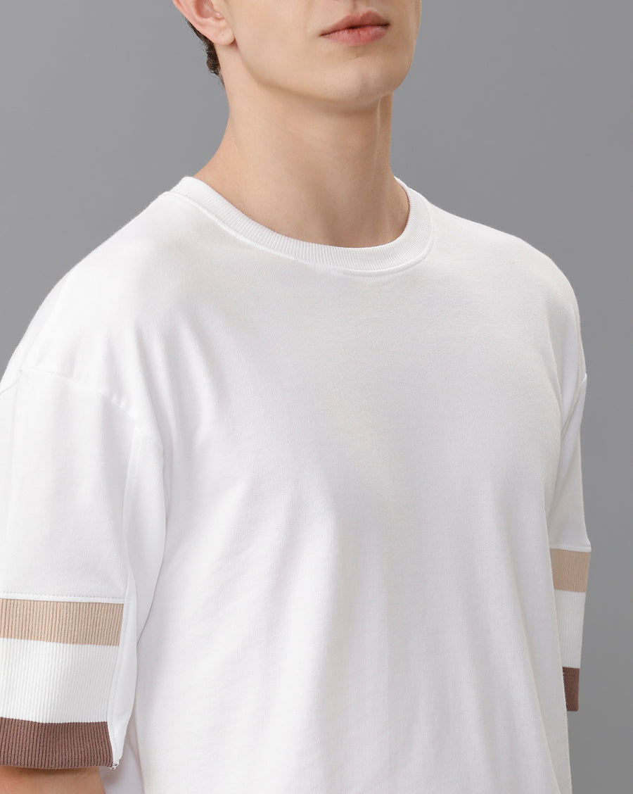 White Regular Fit Cotton T-Shirt