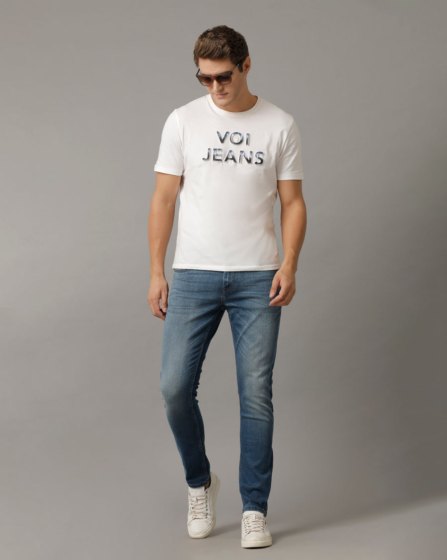 Voi Jeans Mens Mid Rise Track Skinny Jeans