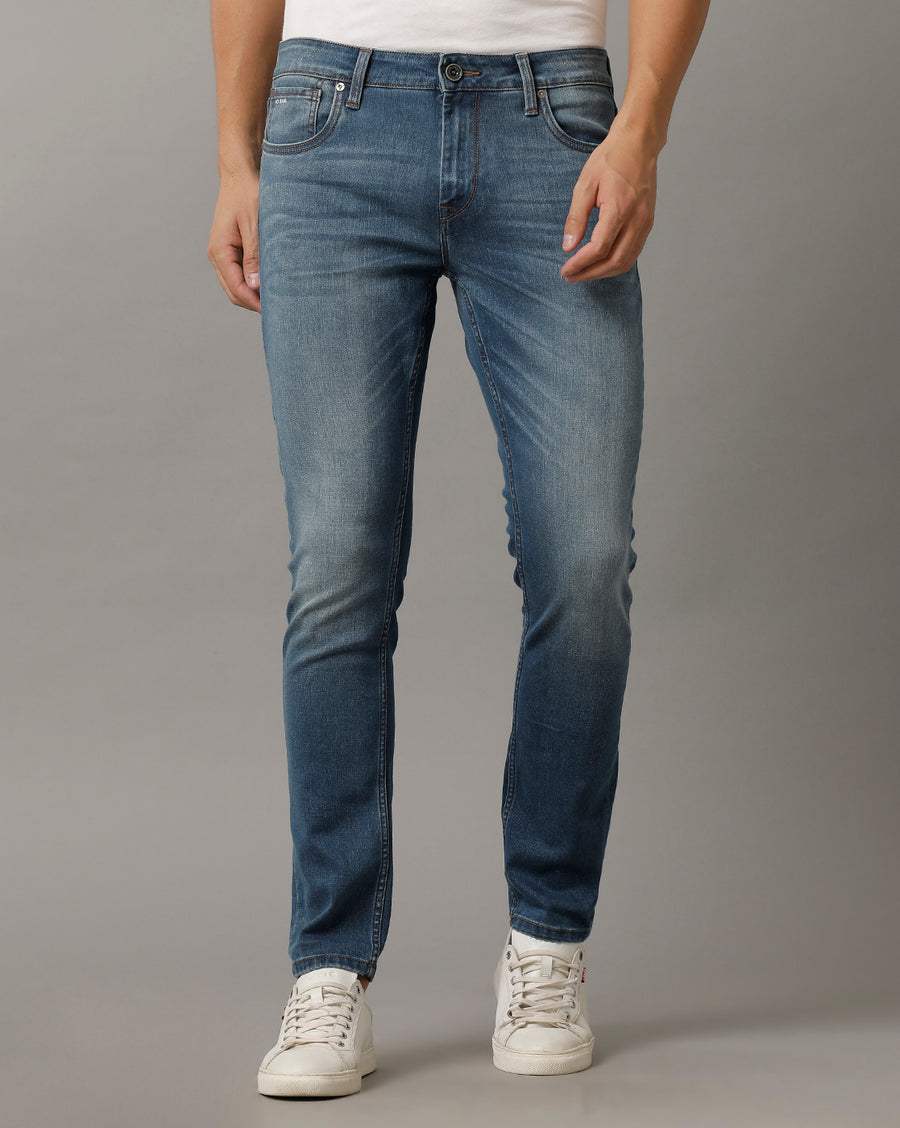 Voi Jeans Mens Mid Rise Track Skinny Jeans