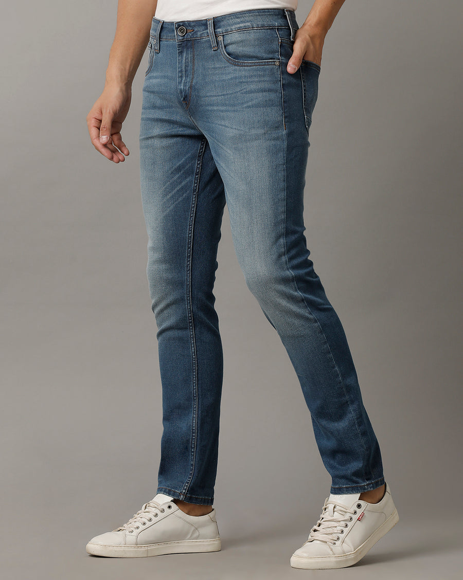 Voi Jeans Mens Mid Rise Track Skinny Jeans