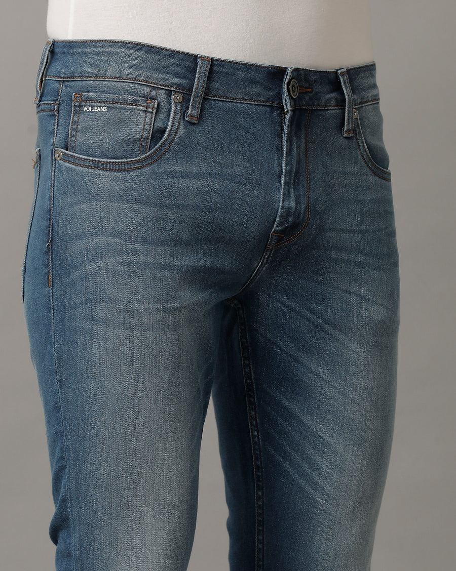VOI JEANS TRACK SKINNT FIT LIGHT INDIGO JEANS