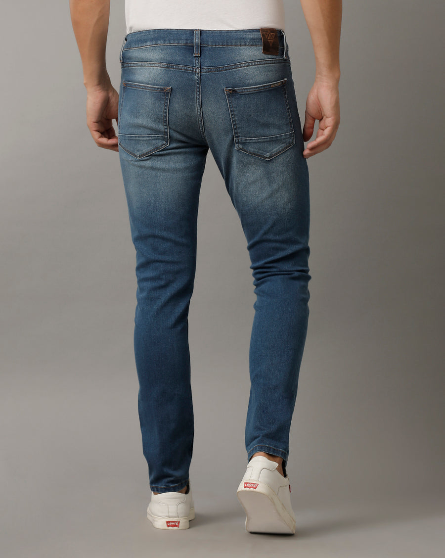 Voi Jeans Mens Mid Rise Track Skinny Jeans