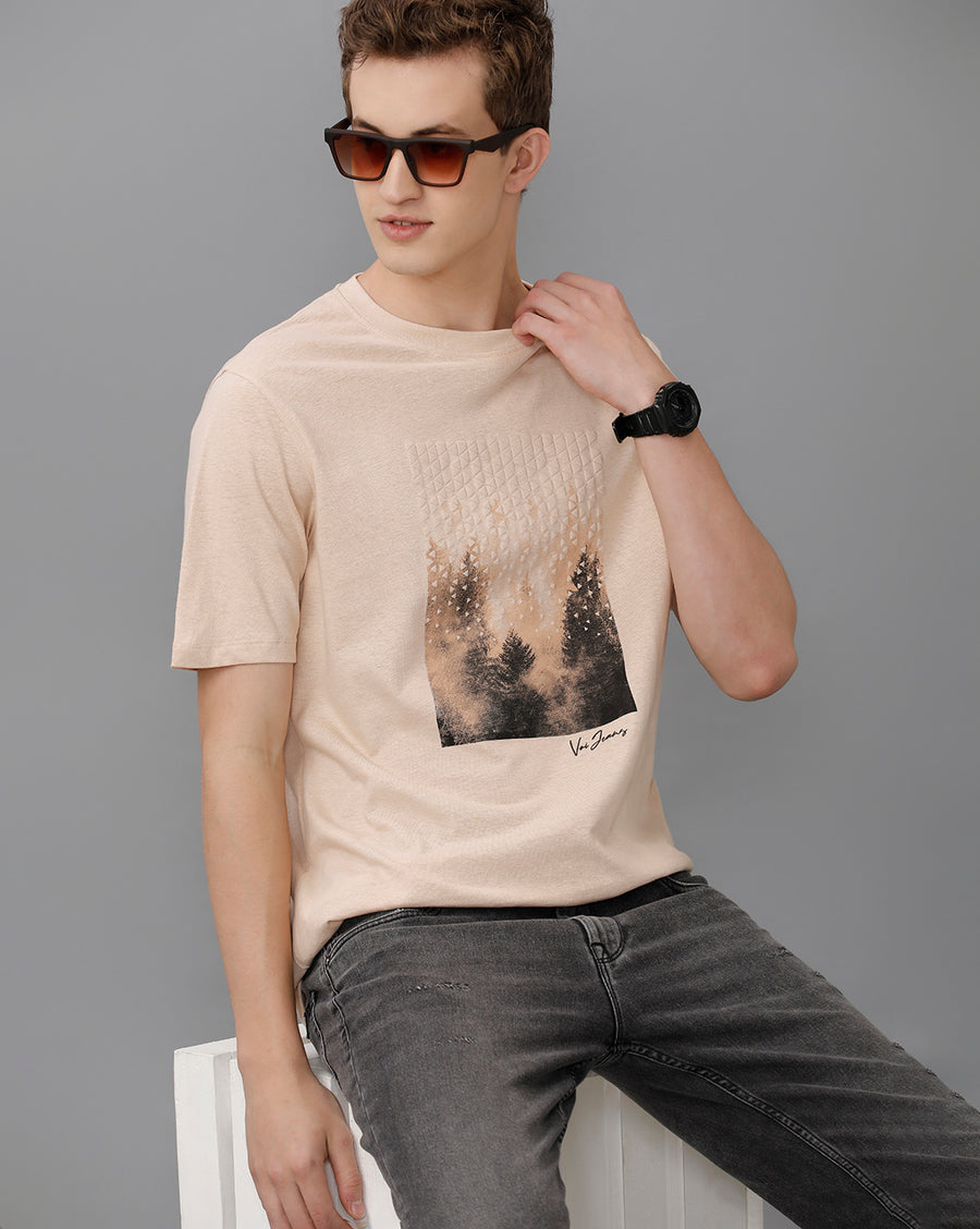 Smoke Gray Regular Fit T-Shirt