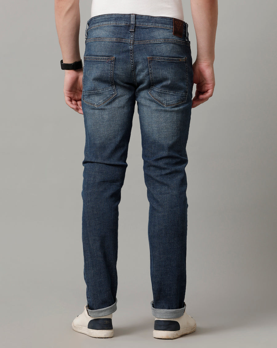 Indigo Track Skinny Jeans