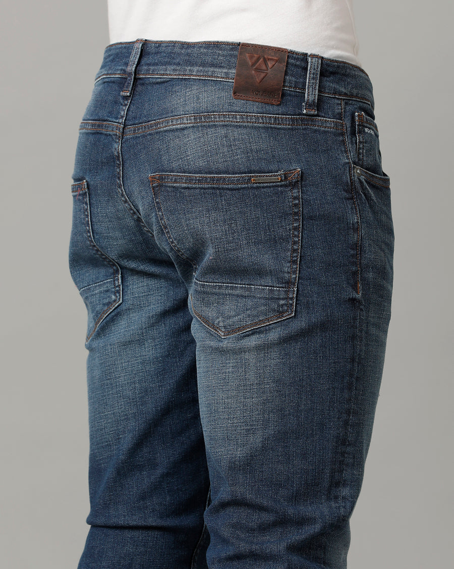 Indigo Track Skinny Jeans