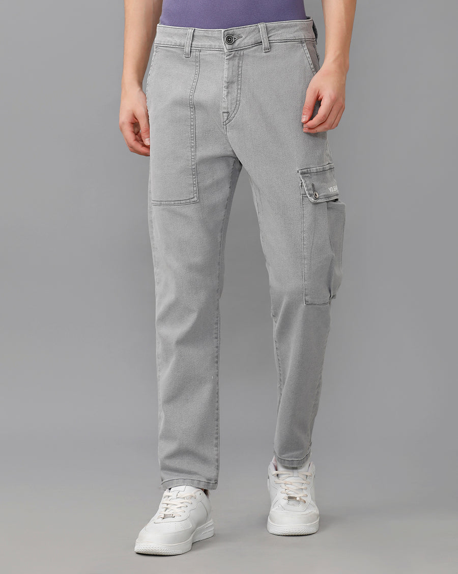 CHARCOAL GREY GALIP FIT JEANS