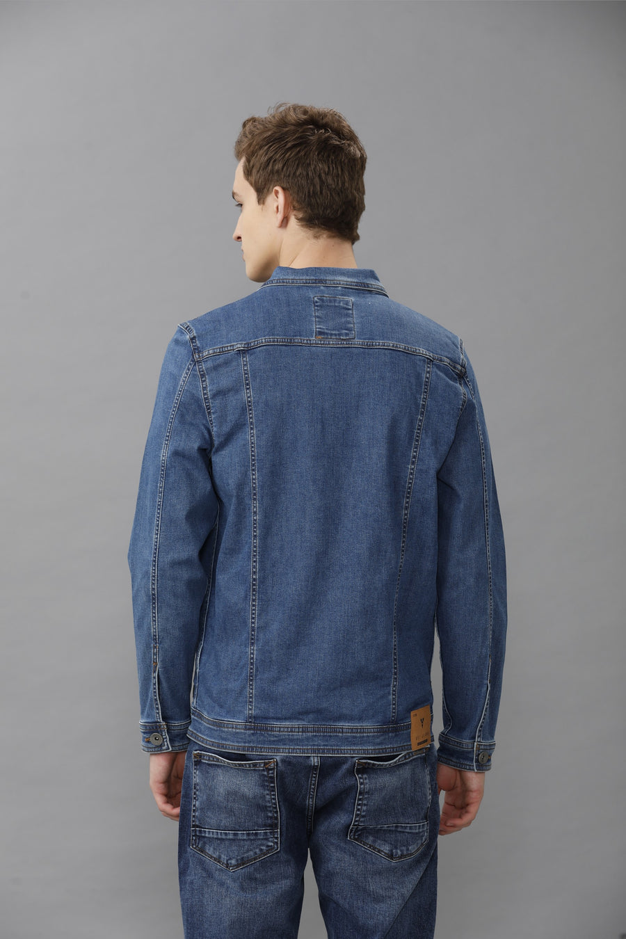 INDIGO REGULAR FIT DENIM JACKET