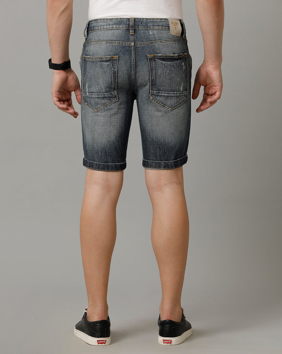 Voi Jeans Mens Indigo Regular Fit Short