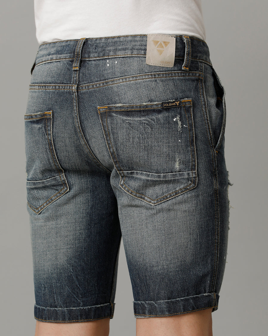 Voi Jeans Mens Indigo Regular Fit Short