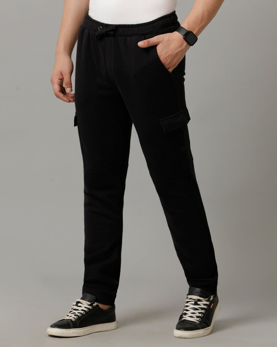 Mineral Black Regular Fit Track Pant