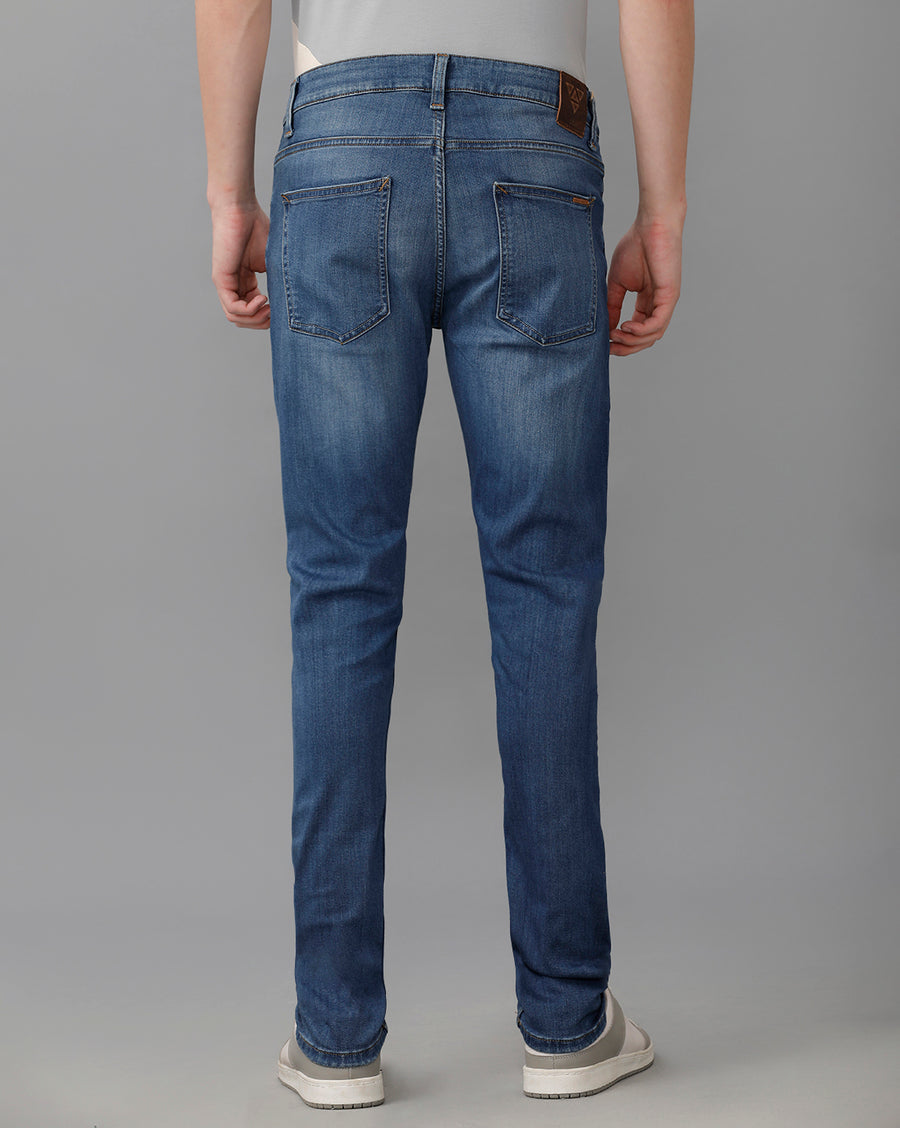 ULTRA MARINE BLUE REGULAR FIT JEANS