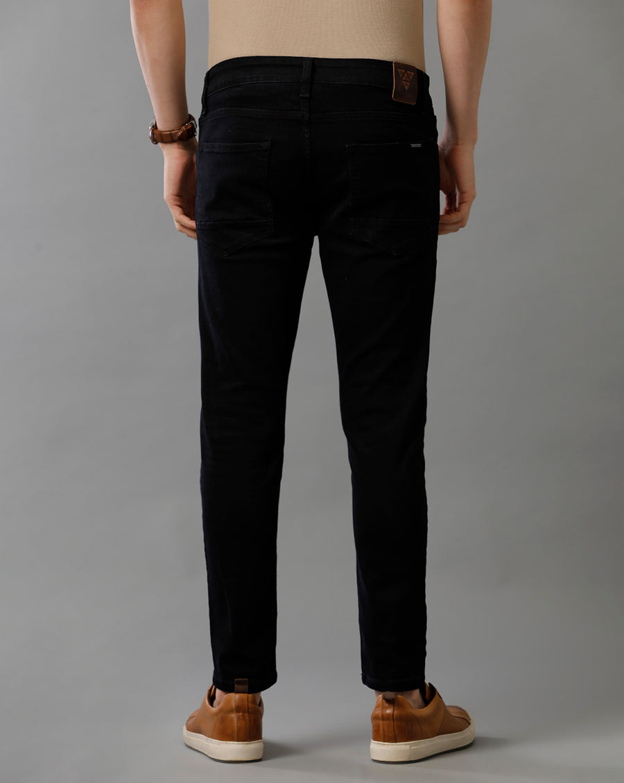 Indigo Track Cropped Skinny Jeans