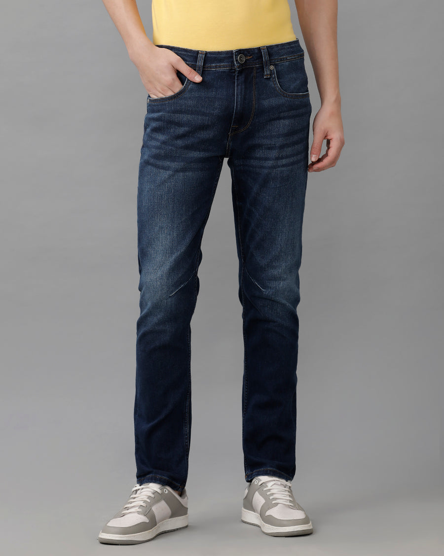 INDIGO TRACK SKINNY FIT JEANS