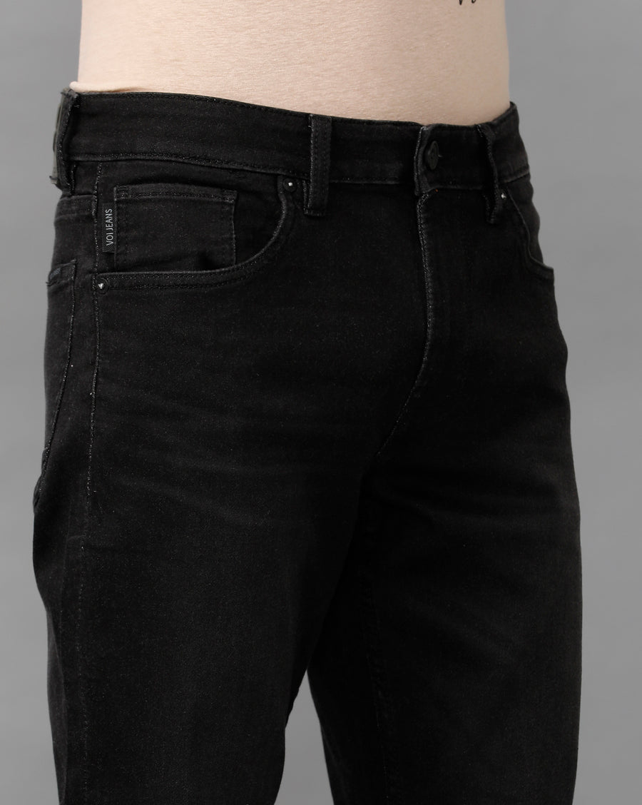 DARK GREY SLIM FIT JEANS