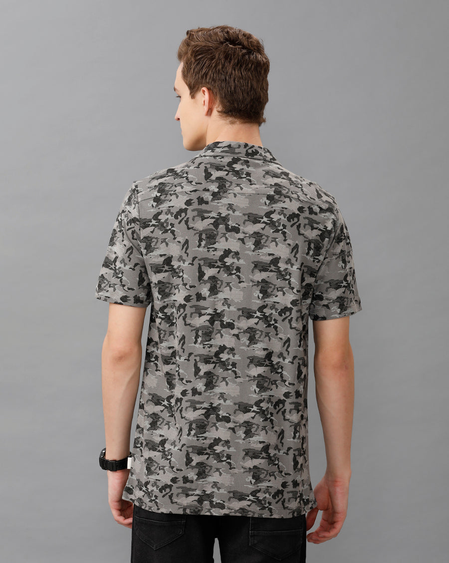 December Sky Slim Fit Knit Shirt