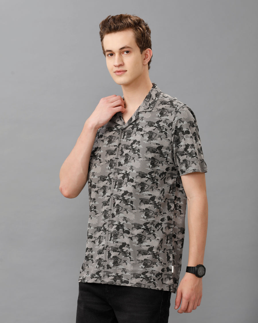 December Sky Slim Fit Knit Shirt