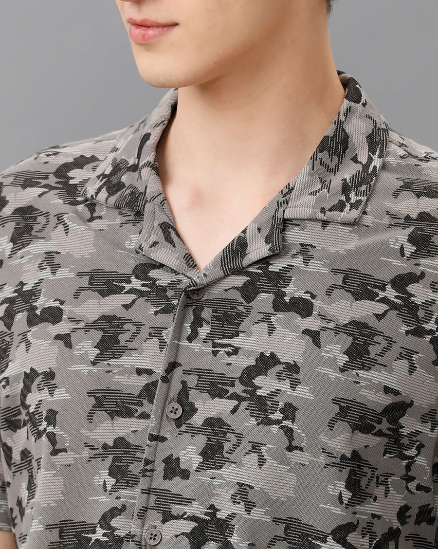 December Sky Slim Fit Knit Shirt