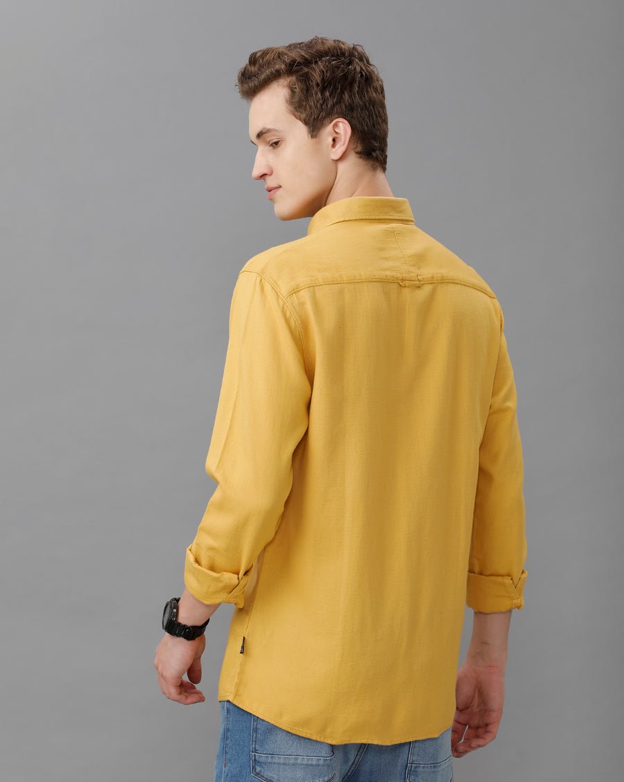 MUSTARD REGULAR FIT SHIRT