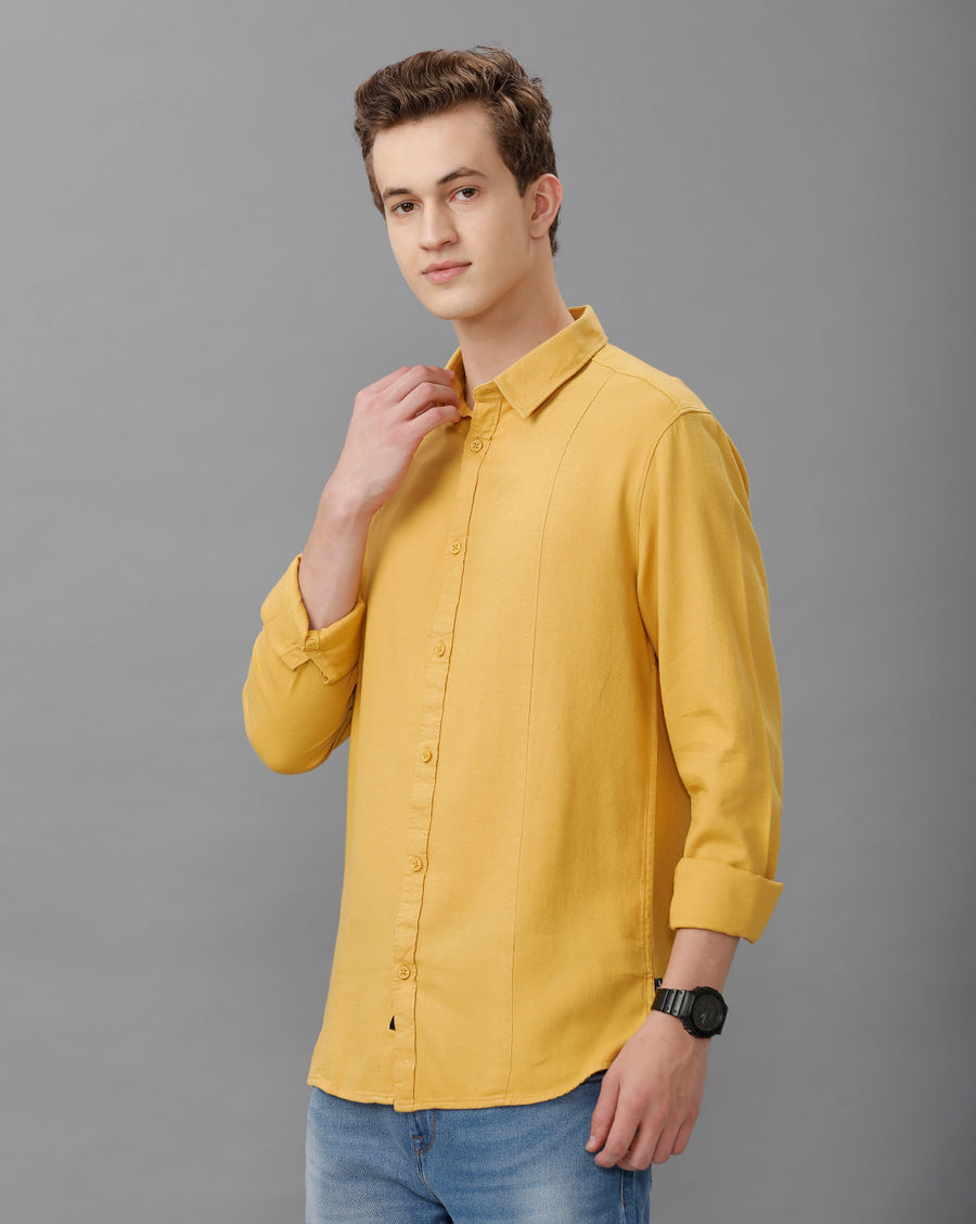 MUSTARD REGULAR FIT SHIRT