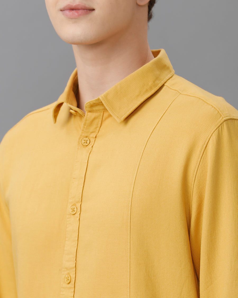 MUSTARD REGULAR FIT SHIRT
