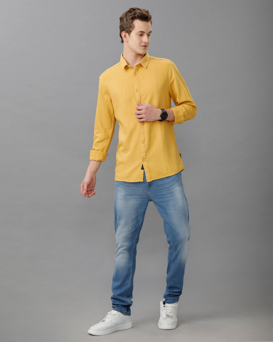 MUSTARD REGULAR FIT SHIRT