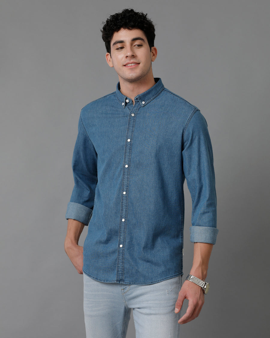 Light Blue Slim Fit Shirt