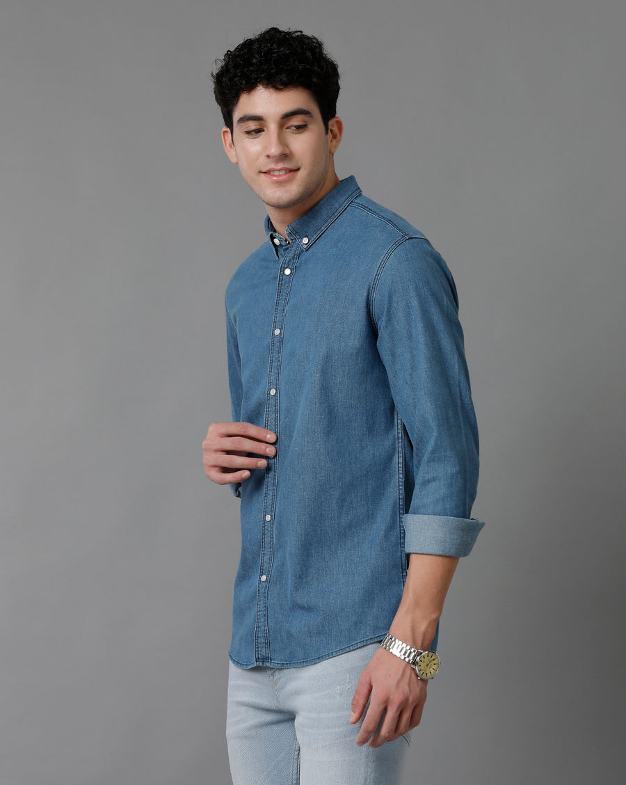 Light Blue Slim Fit Shirt