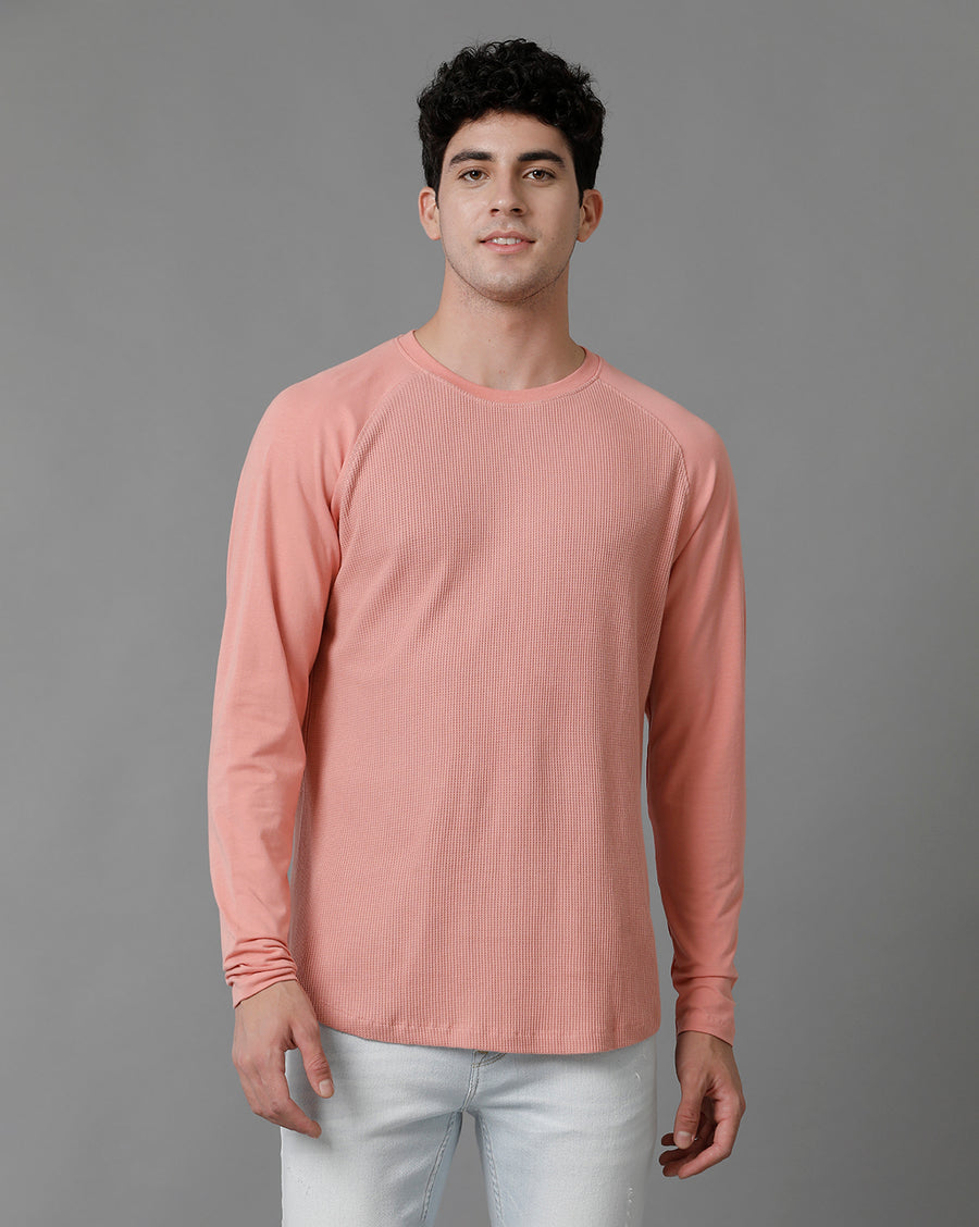 Voi Jeans Ribbed Raglan Sleeves T-shirt