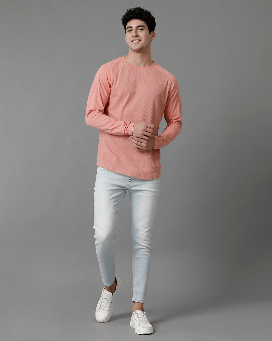 Voi Jeans Ribbed Raglan Sleeves T-shirt