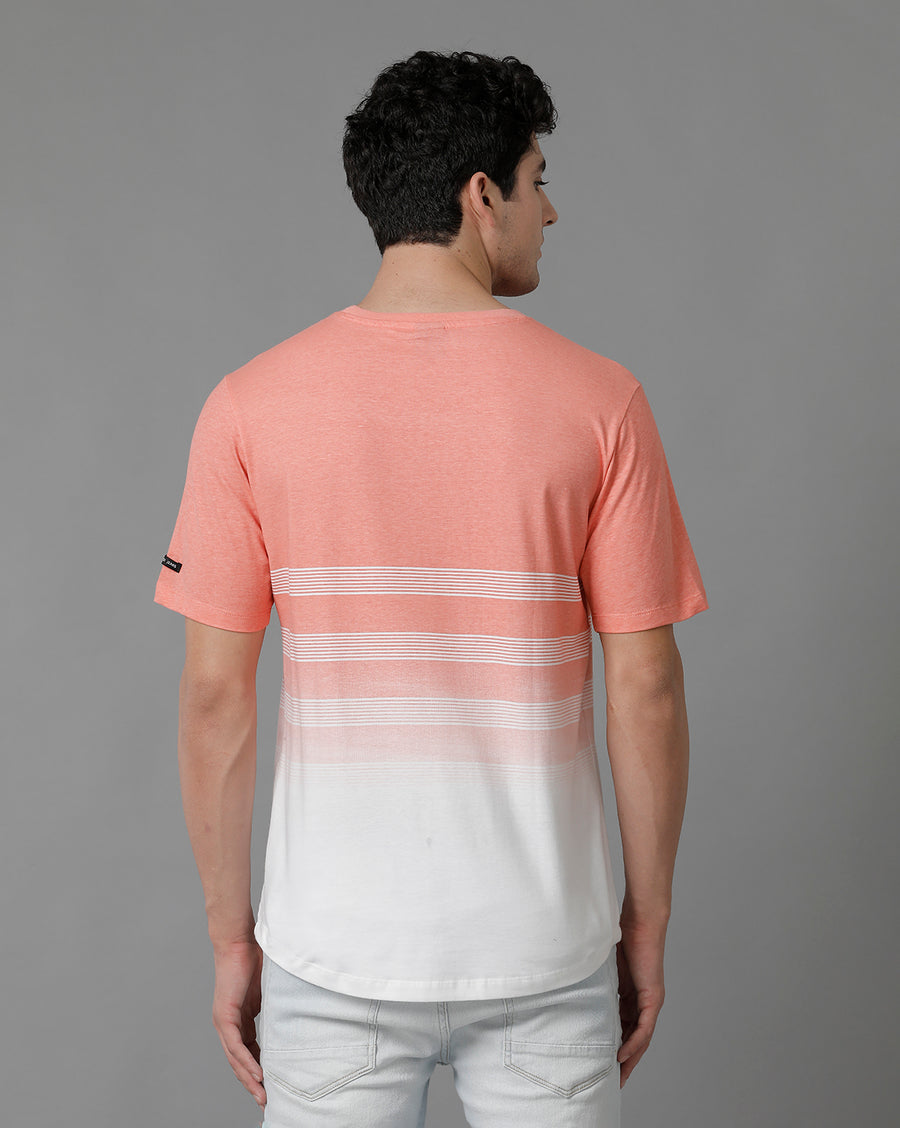 Voi Jeans Striped Pure Cotton T-shirt