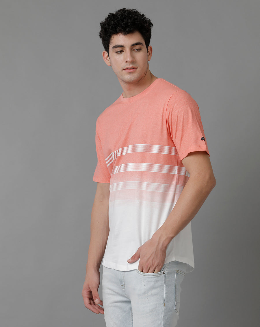 Voi Jeans Striped Pure Cotton T-shirt