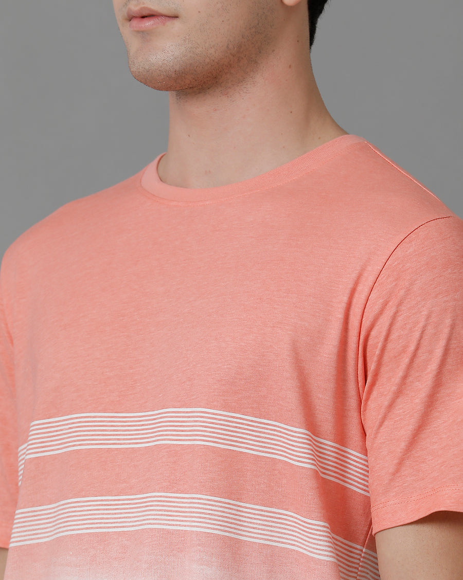 Voi Jeans Striped Pure Cotton T-shirt