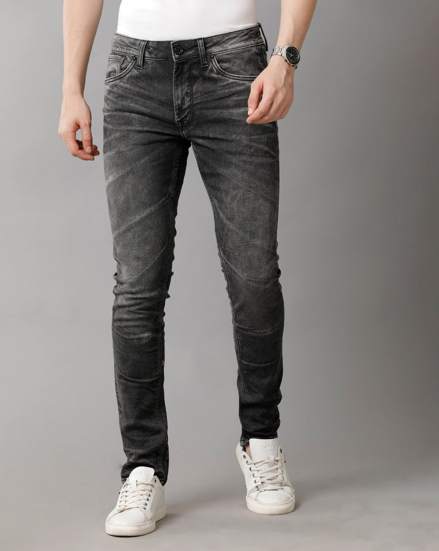 Voi Jeans Mens Black Arturo - Comfort Fit Jeans