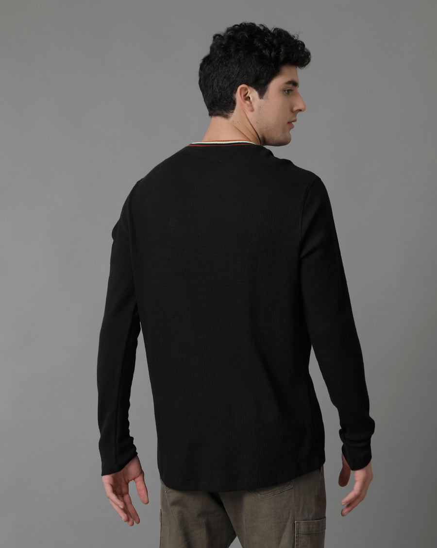 Voi Jeans Round Neck Long Sleeves T-shirt