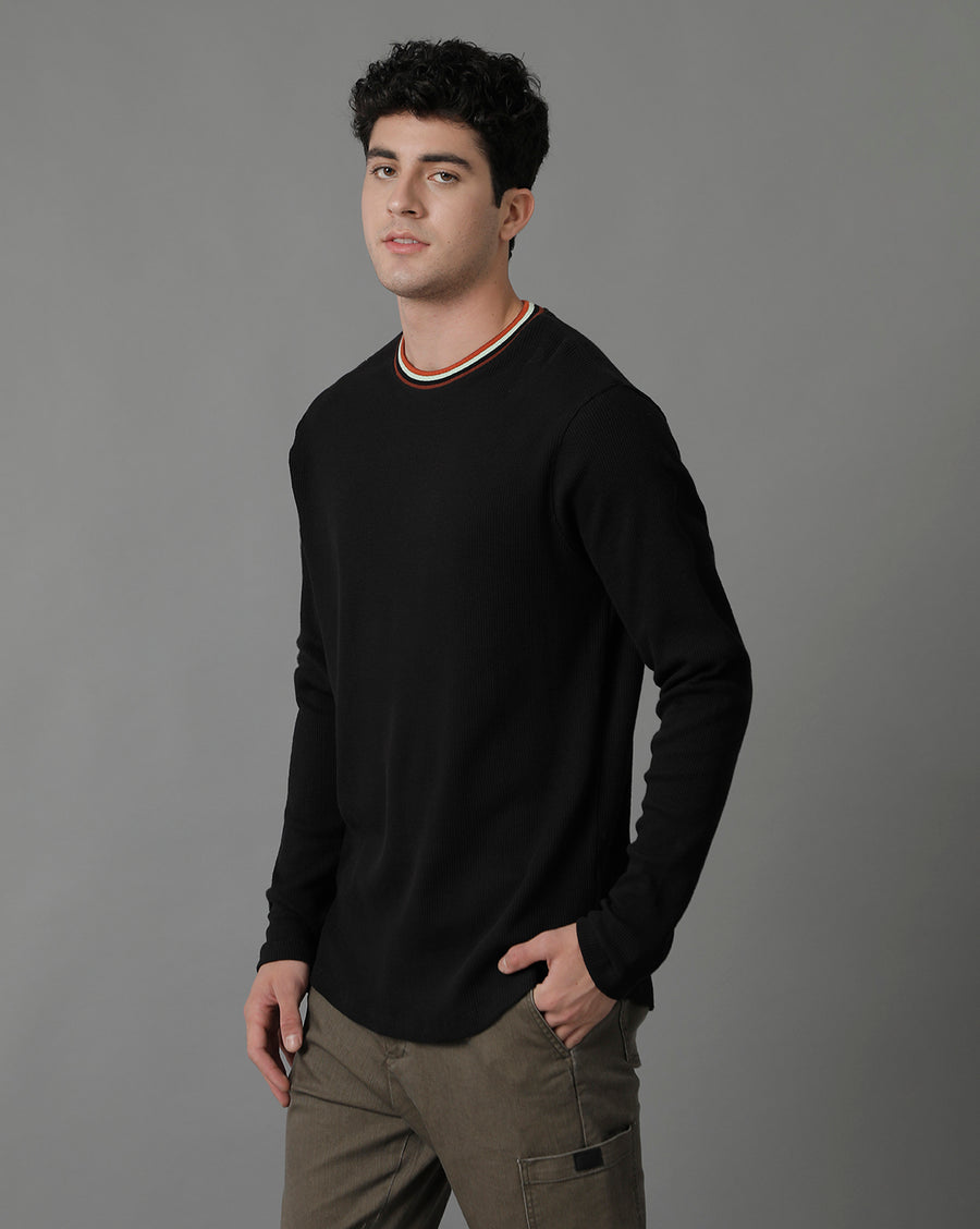 Voi Jeans Round Neck Long Sleeves T-shirt