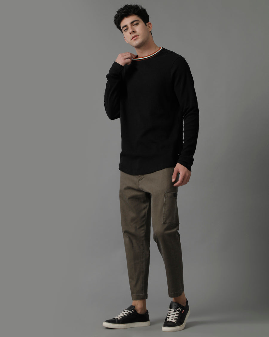 Voi Jeans Round Neck Long Sleeves T-shirt