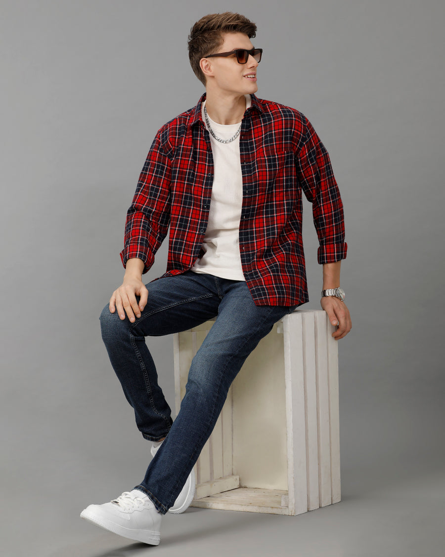 Indigo Aop Track Skinny Fit Jeans