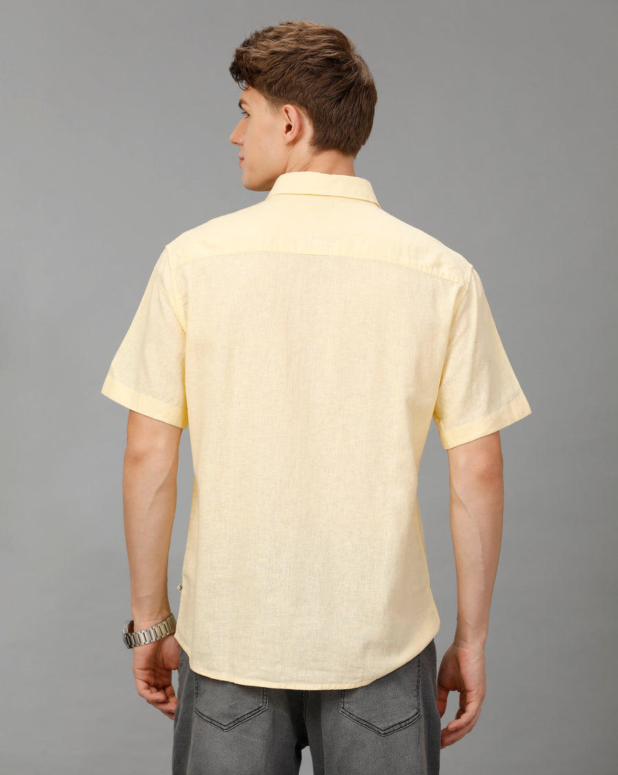 Yellow Boxy Fit Shirt
