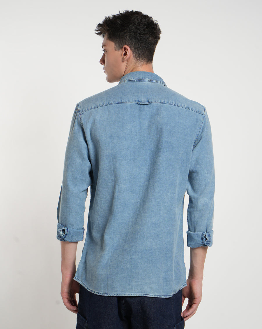 Light Blue Slim Fit Shirt