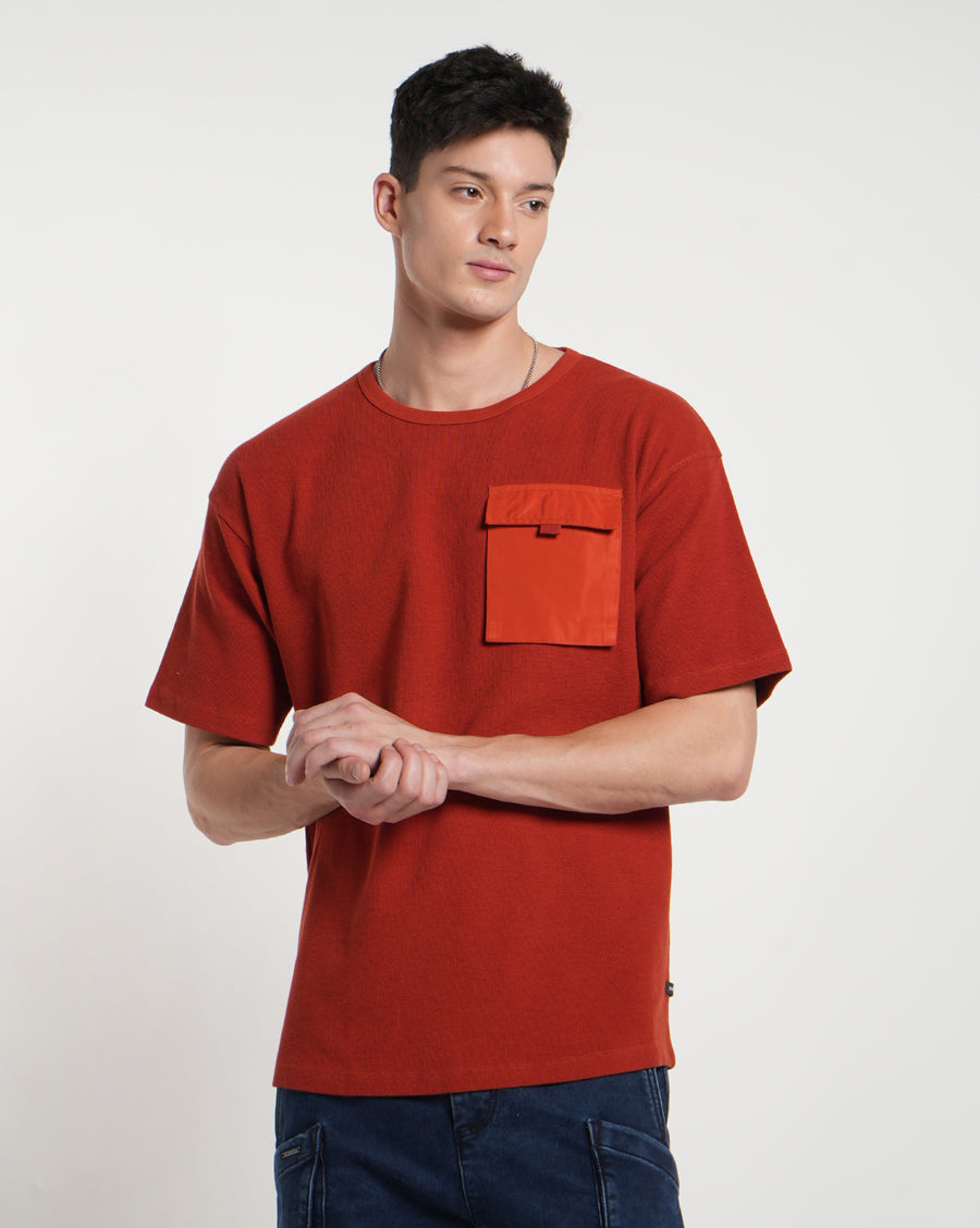 Rust Regular Fit T-Shirt