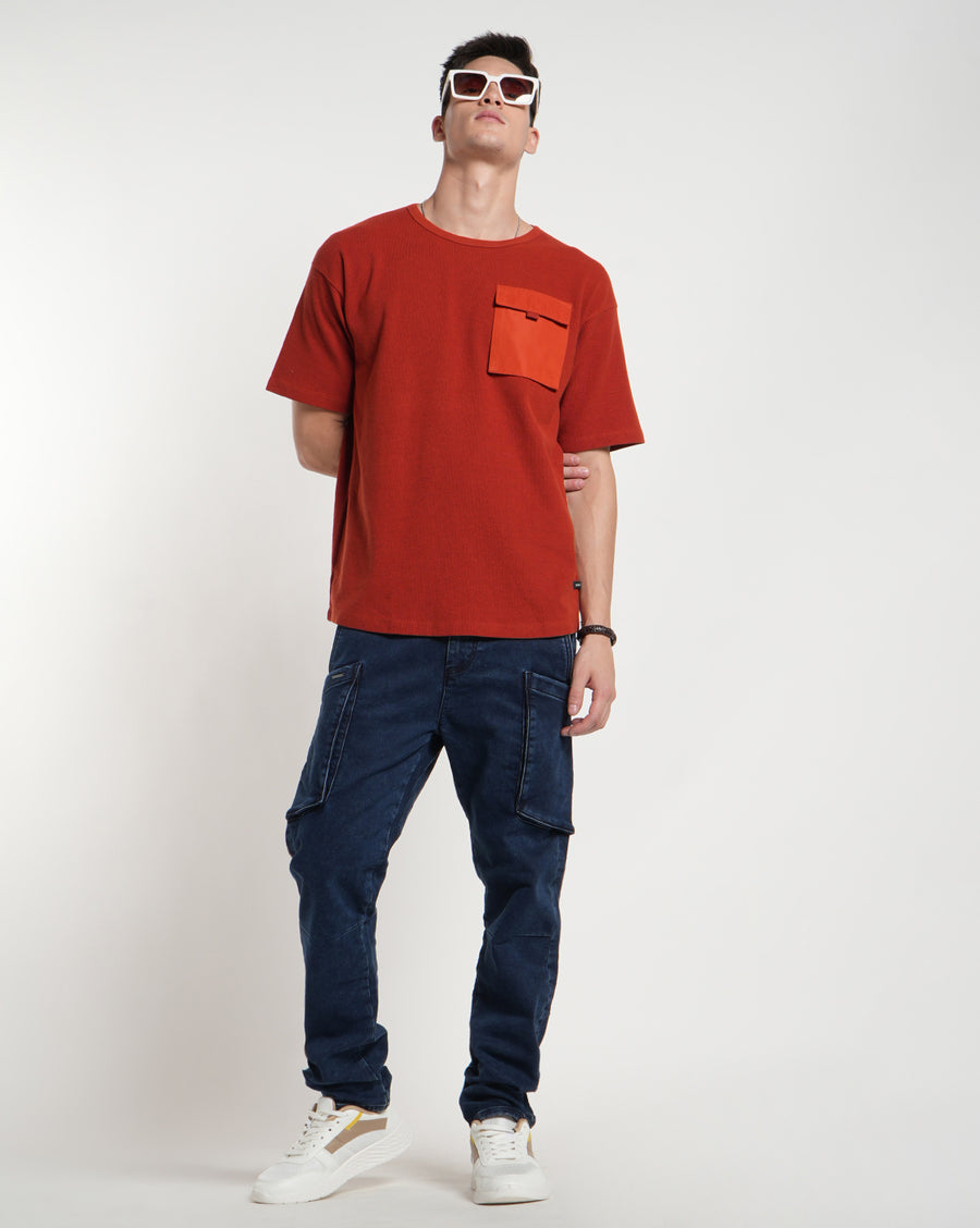 Rust Regular Fit T-Shirt