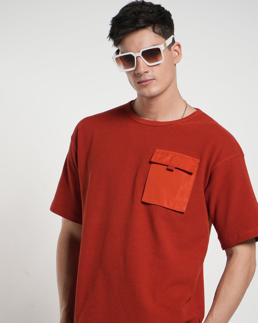 Rust Regular Fit T-Shirt