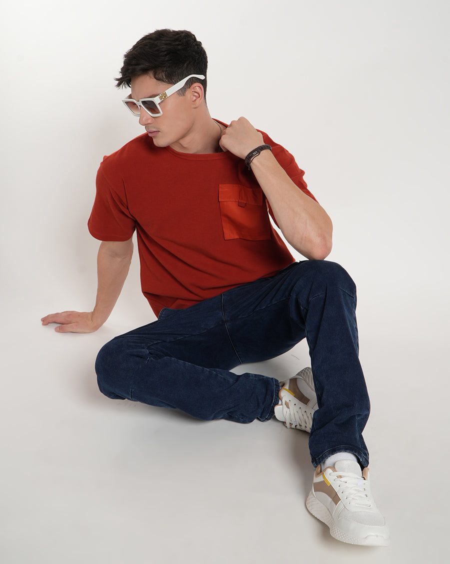 Rust Regular Fit T-Shirt
