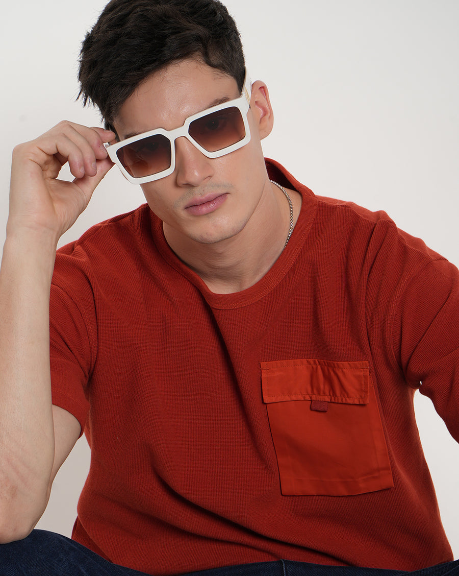 Rust Regular Fit T-Shirt