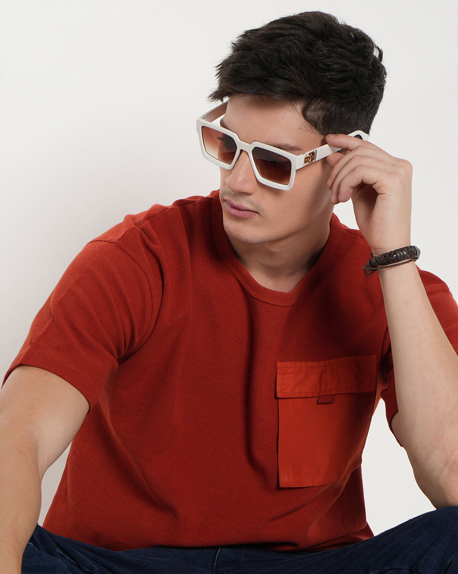 Rust Regular Fit T-Shirt