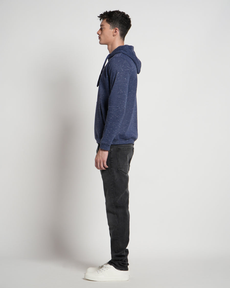 Navy Romance Regular Fit Sweat Shirt