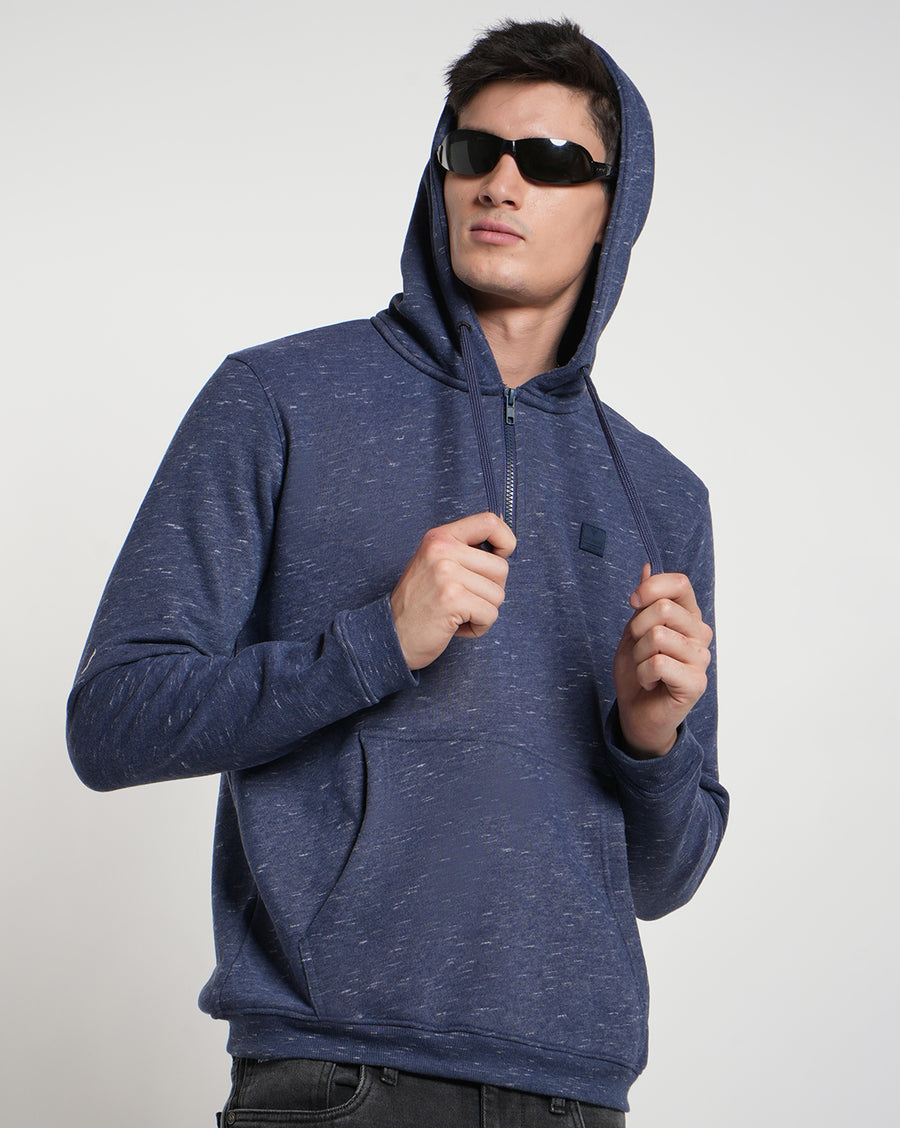 Navy Romance Regular Fit Sweat Shirt