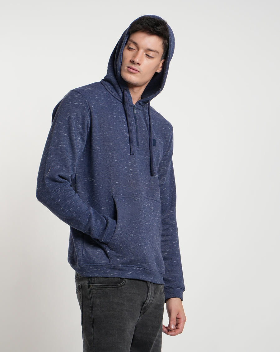 Navy Romance Regular Fit Sweat Shirt